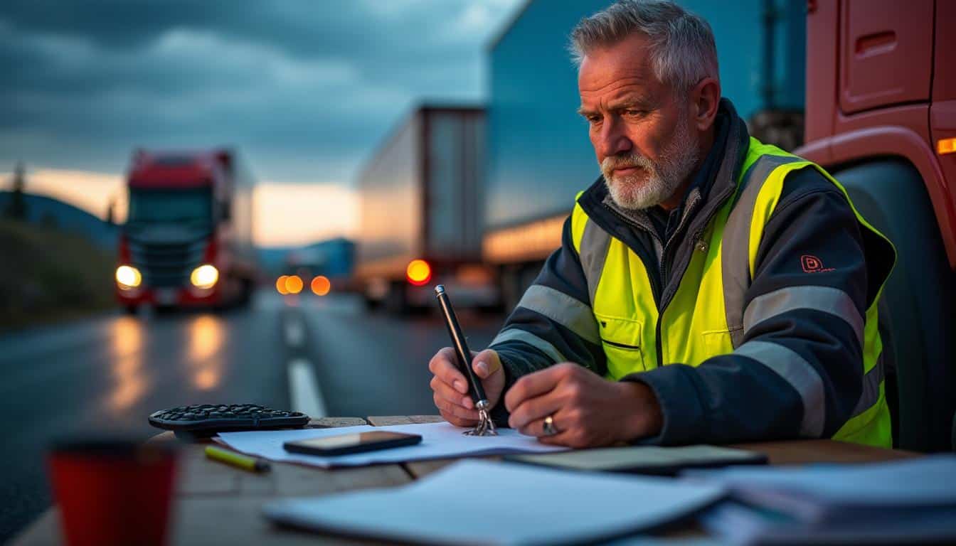 Illustration: Comprendre le congé de fin d’activité dans le secteur du transport routier
