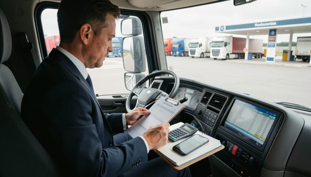 Frais de route en transport routier : grille 2026