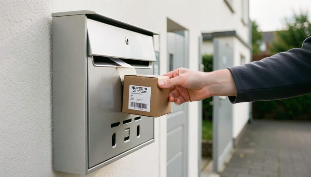 Retour de colis en boîte aux lettres : comment faire