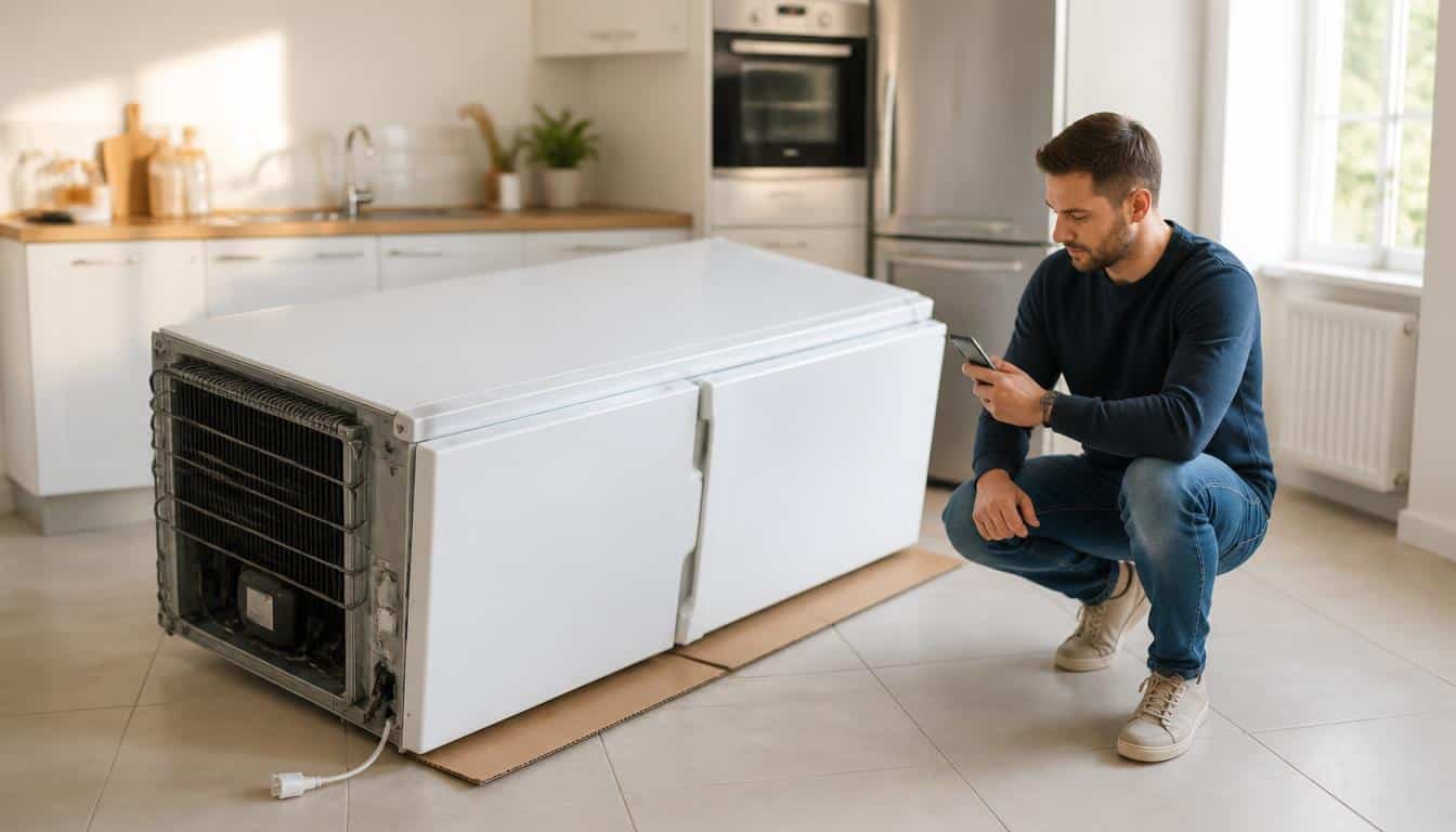 Frigo couché 1 heure : quand le rebrancher sans risque